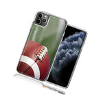 For Apple Iphone 12 Mini Football Design Double Layer Phone Case Cover
