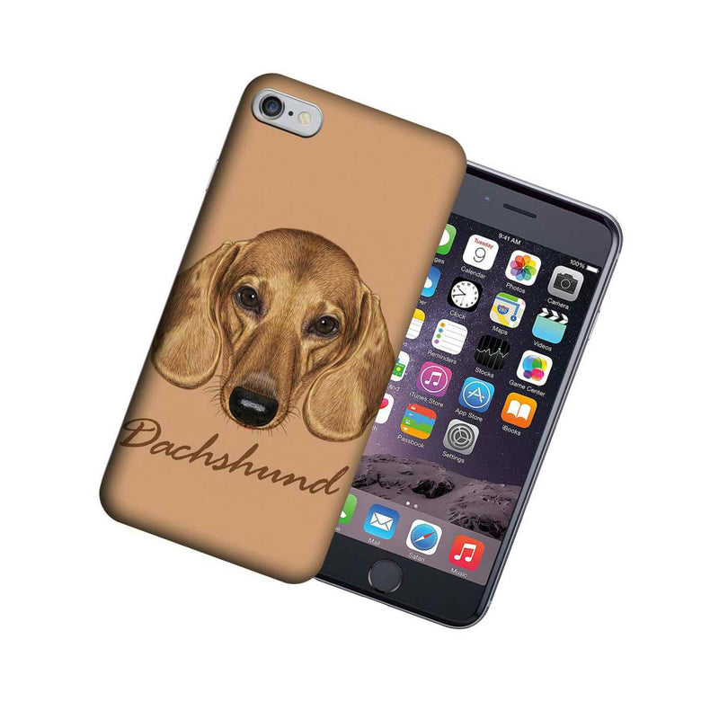 Mundaze Apple Iphone 7 8 4 7 Design Case Dachshund Dog Realistic Art Cover