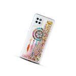 For Samsung Galaxy A42 5G Waterfall Liquid Glitter Stars Case Cover Dreamcatcher