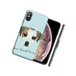 Jack Russell Terrier Dog Double Layer Case Glass Screen For Apple Iphone Xr