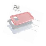 For Samsung Galaxy S7 Hard Tpu Rubber Skin Case Cover Pink Shiny Glitter Sheet