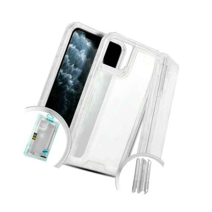 For Iphone 11 Pro 5 8 Hard Hybrid Transparent Clear Armor Impact Case Cover