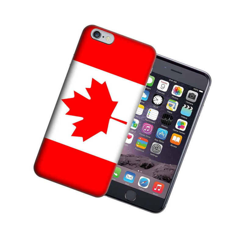 For Apple Iphone 7 Iphone 8 4 7 Canada Flag Design Tpu Gel Case Cover