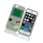 For Iphone 6 6S Soft Silicone Rubber Skin Case Cover Gray Gameboy Player