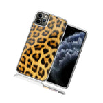 For Apple Iphone 12 Pro 12 Classic Leopard Design Double Layer Phone Case Cover