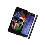 Usa Mexico Flag Skull Double Layer Hybrid Case For Samsung J7 Refine J Star