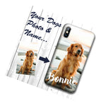 Custom Phone Case For Iphone Xs Add Your Own Personalized Pet Dog Photo Name