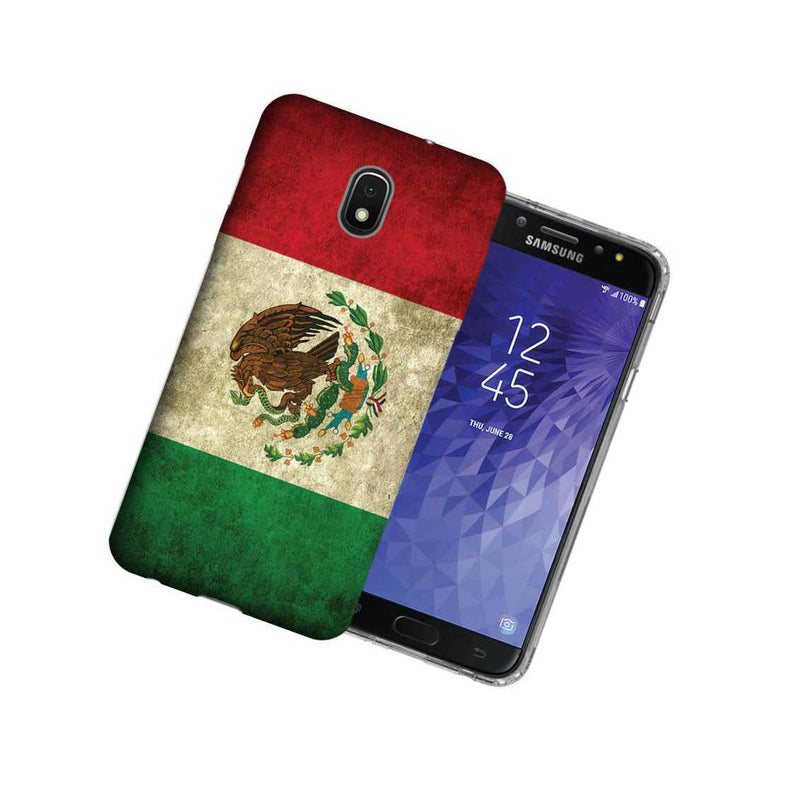 For Samsung Galaxy J7 J737 2018 Mexico Flag Slim Phone Case Cover