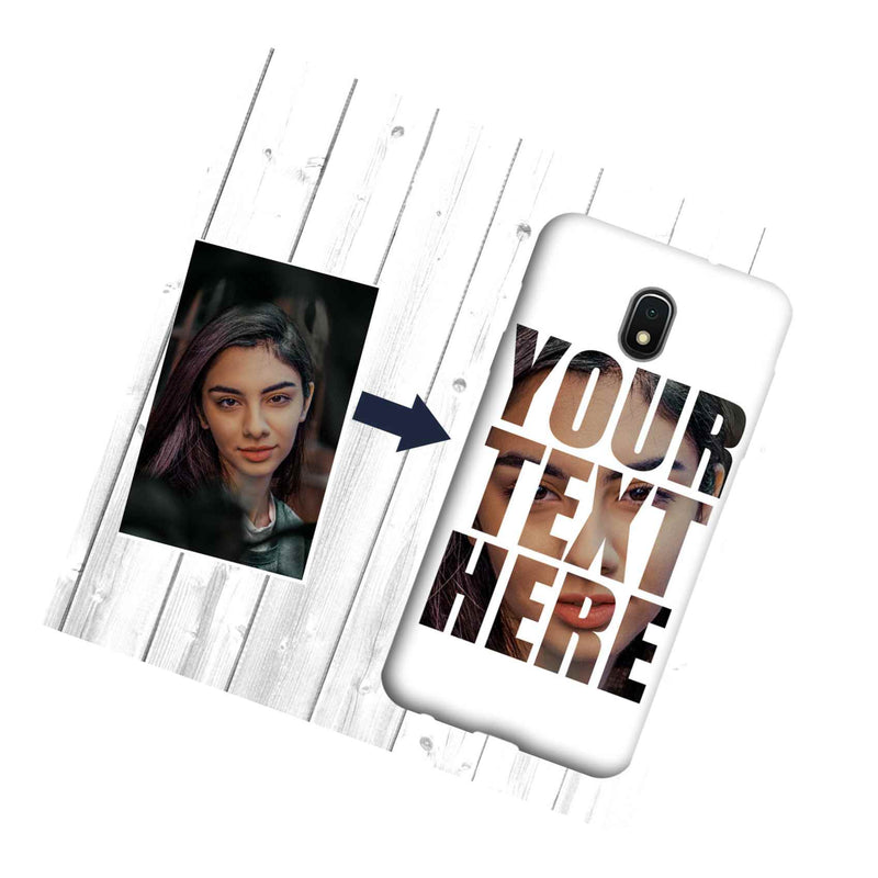Your Own Custom Photo In Text Case For Galaxy J7 J737 2018 Personalized Cover
