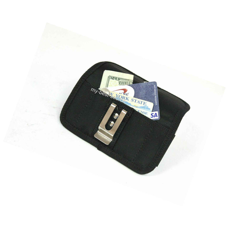 Naylon Blk Pouch With Steel Belt Clip For Apple Iphone 11 12 Pro Not For Max