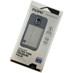 New Incipio Highland Ultra Thin Premium Folio Samsung Galaxy S5 White Silver