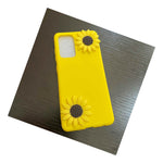For Samsung Galaxy A52 5G Soft Silicone Rubber Case Cover 3D Yellow Sunflower