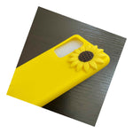 For Samsung Galaxy A52 5G Soft Silicone Rubber Case Cover 3D Yellow Sunflower
