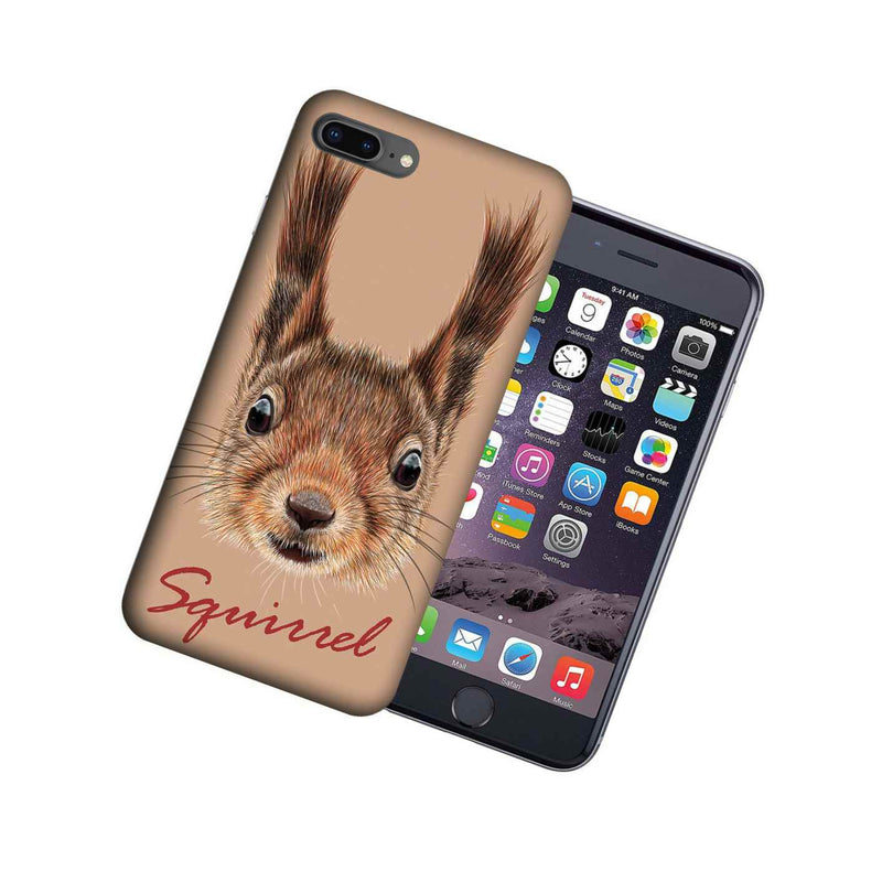 Mundaze Apple Iphone 7 8 Plus Design Case Squirrel Realistic Art Cover
