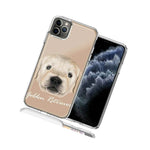 For Apple Iphone 12 Pro Max Golden Retriever Design Double Layer Phone Case