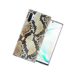 For Samsung Galaxy Note 10 Plus Snake Skin Design Double Layer Case
