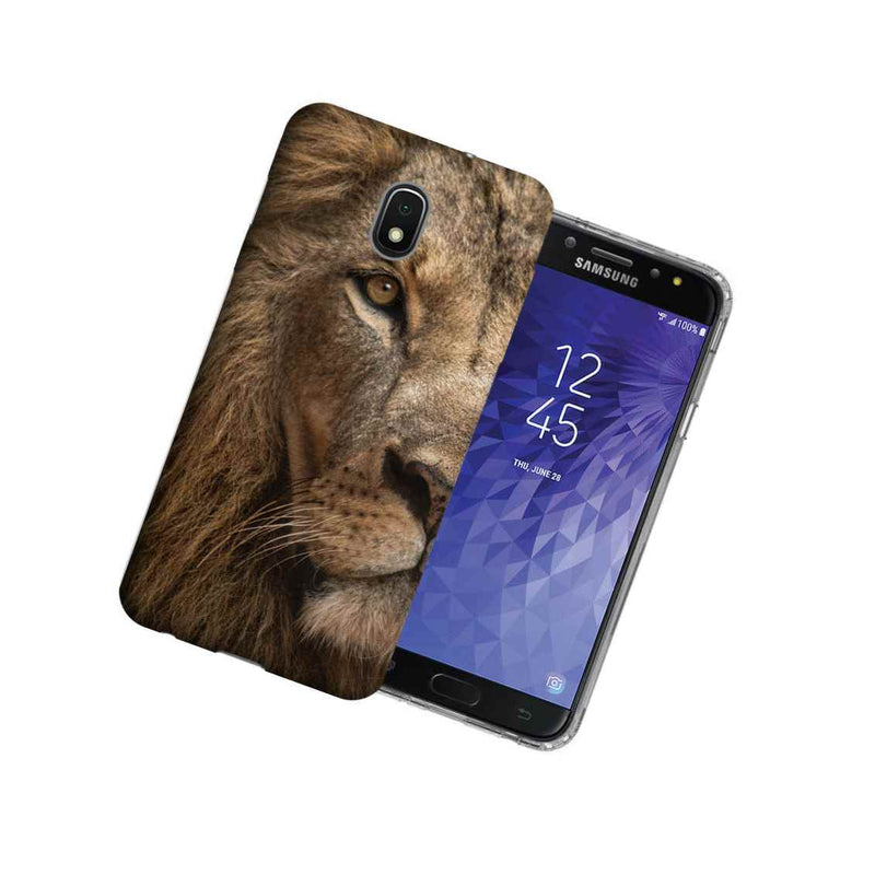 For Galaxy J3 J337 2018 Express Amp Prime 3 Lion Face Slim Phone Case