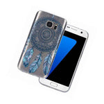 For Samsung Galaxy S7 Tpu Rubber Gummy Skin Case Cover Blue Clear Dreamcatcher