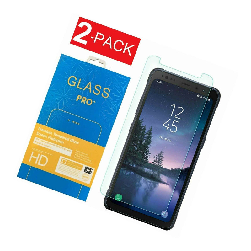 2 Pack Premiumtempered Glass Screen Protector For Samsung Galaxy S8 Active