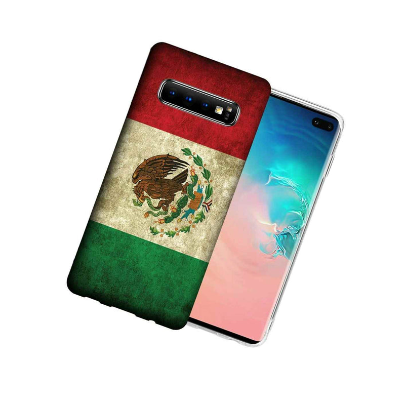 For Samsung Galaxy S10 Mexico Flag Design Tpu Gel Phone Case Cover