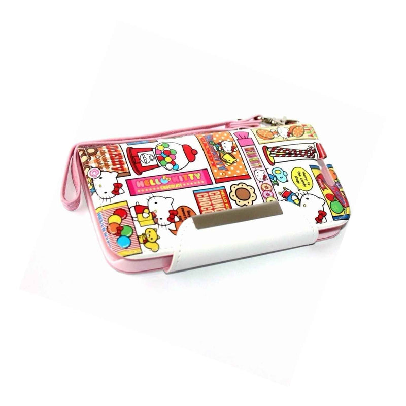 For Samsung Galaxy S4 Hello Kitty Leather Card Wallet Pouch Diary Case Dessert