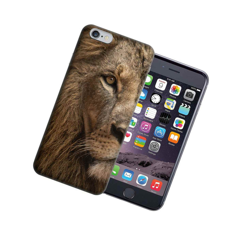 For Apple Iphone 7 Iphone 8 4 7 Lion Face Design Tpu Gel Case Cover