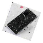 For Samsung Galaxy S20 Fe Transparent Clear Tpu Rubber Case Cover Glitter Star