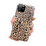 For Iphone 11 Pro 5 8 Hard Tpu Rubber Case Cover Brown Chic Leopard Cheetah