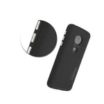 Motorola Moto G6 Play G6 Forge Hard Hybrid Armor Impact Non Slip Case Black