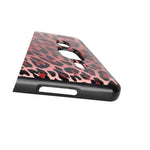 For Samsung Galaxy Grand Prime G530 Hard Rubber Case Cover Brown Leopard Skin
