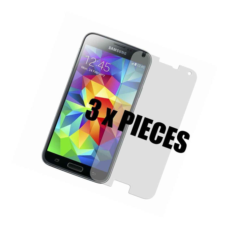 3 X Pieces Of Premium Screen Protectors Clear Film Guard For Samsung Galaxy S5