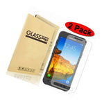 2 Pack Premium Tempered Glass Screen Protector For Samsung Galaxy S7 Active