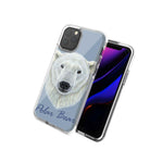 For Apple Iphone 12 Mini Polar Bear Design Double Layer Phone Case Cover