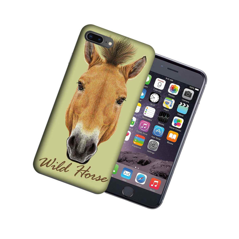 Mundaze Apple Iphone 7 8 Plus Design Case Wild Horse Realistic Art Cover