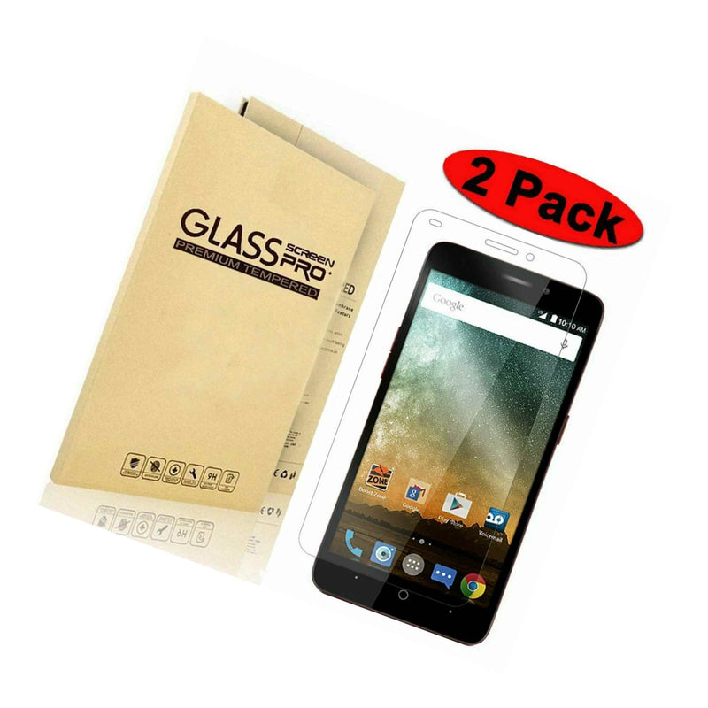 2 Pack Tempered Glass Screen Protector For Zte Prestige N9132 Avid Plus Z828