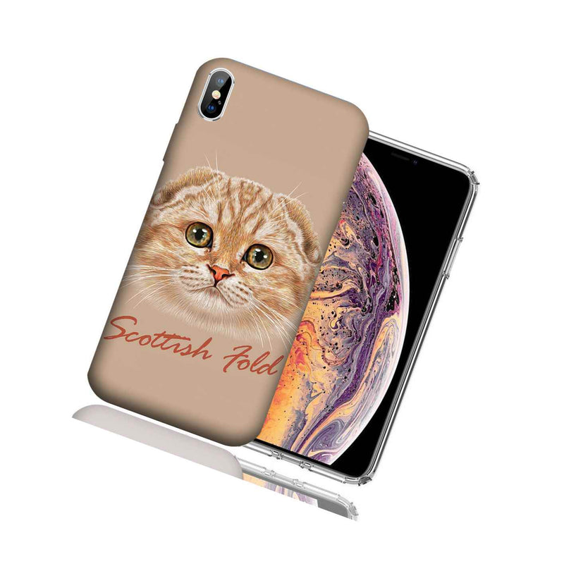 Mundaze Apple Iphone Xr Design Case Scottish Fold Cat Realistic Art Cover