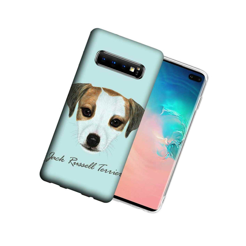For Samsung Galaxy S10 Jack Russell Design Tpu Gel Phone Case Cover