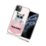 For Apple Iphone 12 Mini Meowsome Cat Design Double Layer Phone Case Cover