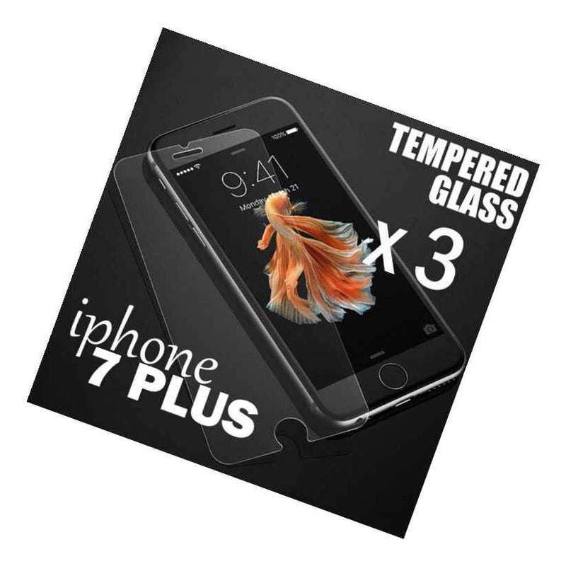 3 X Pieces Tempered Glass 0 26Mm Clear Screen Protector Guard Iphone 7 8 Plus