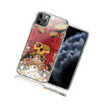For Apple Iphone 12 Pro 12 Red Pirate Skull Design Double Layer Phone Case Cover