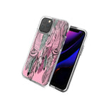 For Apple Iphone 12 Pro Max Wild Feathers Design Double Layer Phone Case
