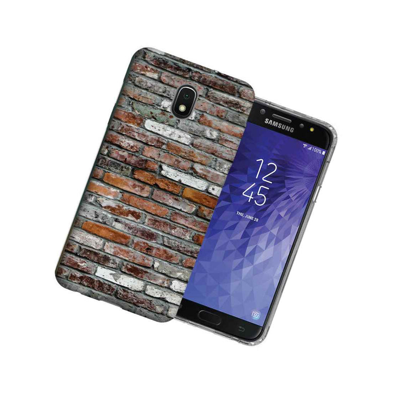 For Samsung Galaxy J3 J337 2018 Achieve Brick Wall 2 Slim Phone Case Cover