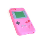 For Iphone 5C Soft Silicone Rubber Skin Case Cover Hot Pink Gba Gameboy Player
