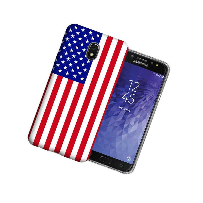 For Galaxy J7 J737 Crown Refine Aura American Flag Slim Phone Case