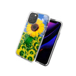 For Apple Iphone 12 Mini Sunflowers Design Double Layer Phone Case Cover