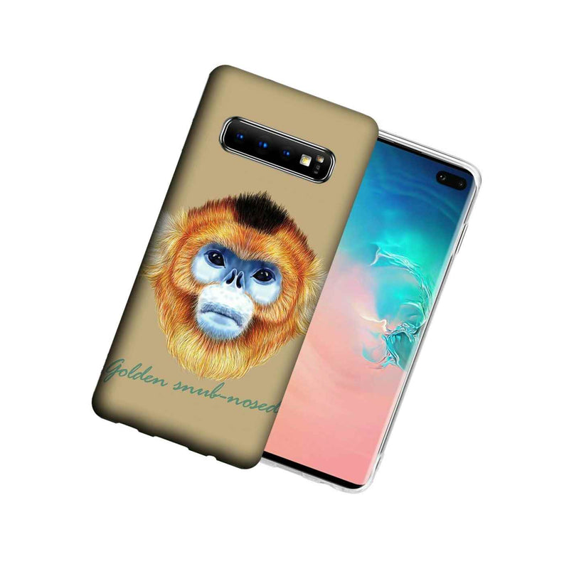 For Samsung Galaxy S10E Golden Snub Nosed Design Gel Phone Case Cover