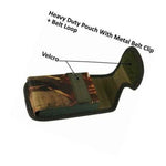 Heavy Duty Pouch With Steel Belt Clip Loop For Iphone 12 Mini 7 8 6S Camo