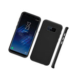 For Samsung Galaxy S8 Hard Hybrid Armor High Impact Nonslip Phone Case Black