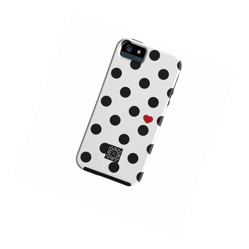 Case Mate Iomoi Print Phone Hard Soft Case Iphone5 S Zebra Spot Black White
