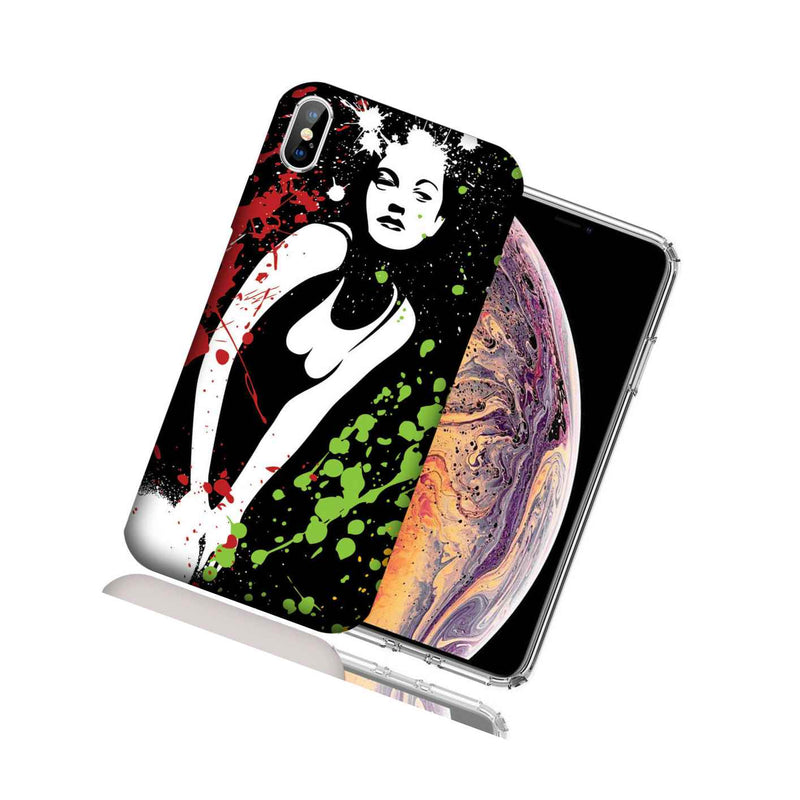 Mundaze Apple Iphone Xr Design Case Paint Splash Girl Cover